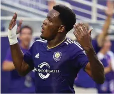  ?? STEPHEN M. DOWELL/THE ASSOCIATED PRESS ?? Cyle Larin is the favourite to be named MLS rookie of the year on Tuesday.