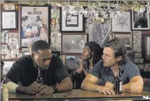  ?? BOB Mahoney/open Road Films via associated press ?? anthony Mackie (left) and casey affleck are bright spots in the confusing “triple 9.”