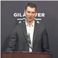  ??  ?? General Manager John Chayka and the Coyotes own the No. 5 overall pick in the NHL draft on Friday. TOM TINGLE/THE REPUBLIC