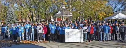  ?? SUBMITTED PHOTO ?? Over 100 walkers, including Congresman David Cicilline came out for Community Care Alliance’s 31st ShelterWal­k at River Island Park on Nov. 2, according to Communty Care Alliance (CCA), the lead organizer. Funds raised benefit the Woonsocket Shelter and homelessne­ss prevention programs of CCA.