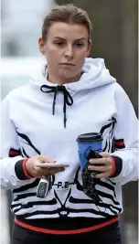  ??  ?? Losing battle: Coleen Rooney