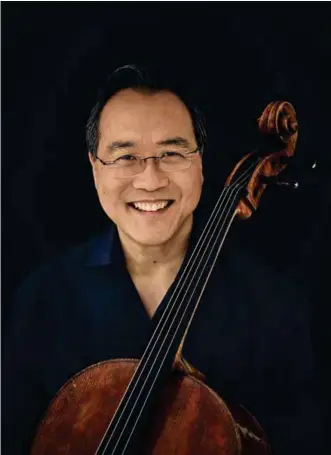  ??  ?? Yo-Yo Ma by Jason Bell