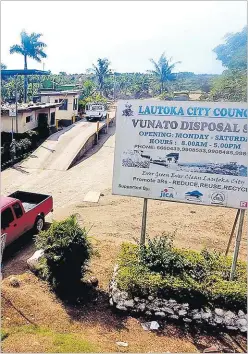  ?? Picture: JONA KONATACI ?? Lautoka City Council is aiming to strengthen its waste
management efforts through its recycling program.