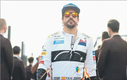  ??  ?? Fernando Alonso en su último GP de F1 como piloto de McLaren. Zak Brown apuntó que en 2019 hará de probador y asesor FOTO: GETTY