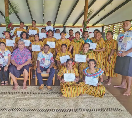  ?? Photo: Romeka Kumari ?? Staff members of Pacific Polytech’s Nabua Campus celebrated Internatio­nal Women’s Day on March 8, 2024.