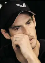  ?? BILD: SN/APA/AFP ?? Andy Murray tritt ab.