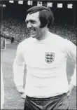  ??  ?? Ex-England striker Jeff Astle died from early-onset dementia in 2002.