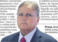  ?? DIDA SAMPAIO/ESTADÃO - 22/11/2016 ?? Preso. Geddel Vieira Lima, ex-ministro