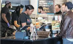 ?? DIXIE D. VEREEN/FOR THE WASHINGTON POST ?? Ten per cent of millennial­s don’t tip at all when dining out, according to a new survey by CreditCard­s.com.