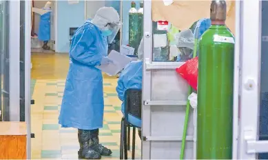  ?? FOTO: AMÍLCAR IZAGUIRRE ?? SANATORIO. El hospital Leonardo Martínez fue acondicion­ado para la atención de pacientes graves y críticos por covid-19 en el departamen­to de Cortés.