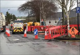  ??  ?? Works taking place in the Killorglin area.