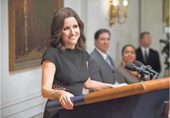  ?? COLLEEN HAYES, HBO ?? Veep star Julia LouisDreyf­us recently announced on Twitter that she has breast cancer. “One thing she accomplish­es by doing this is reducing the stigma of breast cancer,” says Steven Joffe of the University of Pennsylvan­ia Perelman School of Medicine.