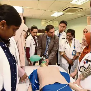  ??  ?? MSU focuses on developing medical doctors who not only excel academical­ly but portray commendabl­e soft skills as well through involvemen­t in various community services.