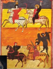  ??  ?? 1047: From “Les quatre Cavaliers. Apoc. VI” (“The Four Horsemen of the Apocalypse VI”), an illustrati­on from the book The Beatus of Facundus Artist: Facundus, for Ferdinand I and Queen Sancha