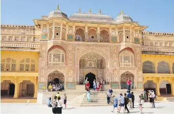  ??  ?? The grand entrance to Amber Fort will transport you back in time with its beauty.