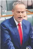  ??  ?? Bill Shorten yesterday.