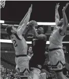  ?? ROBERT HANASHIRO-USA TODAY SPORTS ?? UC Davis Aggies guard Brynton Lemar (0) drives to the basket. The Aggies are in the NCAA Tourney for the first time in Division I.