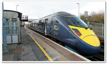  ??  ?? Southeaste­rn ‘Javelin’ 395011 is due to depart Rainham from Platform 1 on January 29, with the 1616 high-speed service to St Pancras Internatio­nal. Rainham is the first stop out of Gillingham heading east towards Sittingbou­rne and the Sheerness branch. The platforms here are unusually numbered 0, 1 and 2.