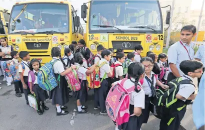  ??  ?? In the education sector, the rate of VAT on the supply of buses for transporta­tion of children is not clear. — File photo