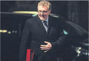  ?? Picture: Getty. ?? Scottish Secretary David Mundell leaves Downing Street.