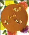  ?? CONTRIBUTE­D — DONNA MAURILLO ?? Red pepper and tomato soup.