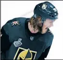  ?? — GETTY IMAGES ?? Vegas forward WIlliam Karlsson scored 43 goals last season, but even he didn’t expect a repeat performanc­e.