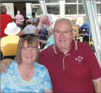  ?? Photos by Eugene Cosgrove ?? Jean and Michael Stubbs pictured at the annual barbecue last Sunday afternoon.