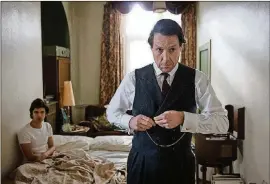  ?? CONTRIBUTE­D BY SOPHIE MUTEVELIAN/BBC-BLUEPRINT TELEVISION LTD ?? Ben Whishaw, left, and Hugh Grant star in “A Very English Scandal.”