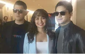 ??  ?? With the KathNiel loveteam of Kathryn Bernardo and Daniel Padilla who also play lead roles in the ABS-CBN primetime series, which is now down to its last few episodes.