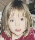  ??  ?? 0 Madeleine Mccann disappeare­d in 2007