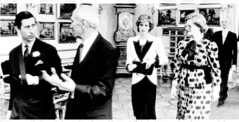  ??  ?? 1986 waren Charles und Diana bei Bundespräs­ident Rudolf Kirchschlä­ger und Gattin Herma geladen