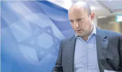  ?? REUTERS ?? Israeli minister Naftali Bennett is barred from Poland over Holocaust bill.