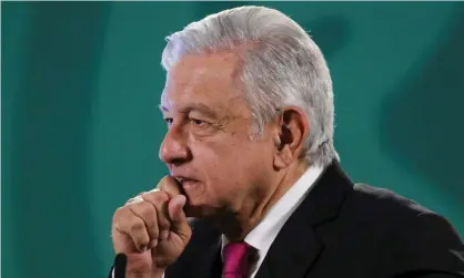  ?? Photograph: Edgard Garrido/Reuters ?? Andrés Manuel López Obrador in Mexico City earlier this month.