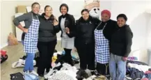  ?? Picture: SUPPLIED ?? WINTER WARMER: Lumka Mdeliso, centre, is doing her part to help the homeless this winter with the help of her friends and volunteers