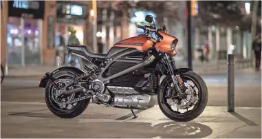  ?? HARLEY-DAVIDSON ?? Harley-Davidson on Tuesday unveiled a production-ready version of its electric motorcycle that’s expected to be available for sale in 2019.