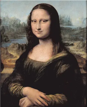  ?? FOTO: DPA ?? Leonardo da Vinci hat die geheimnisv­olle „Mona Lisa“immer bei sich getragen.