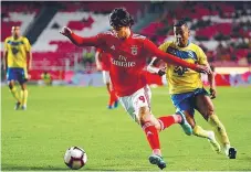  ??  ?? João Félix entrou e a equipa ficou descompens­ada