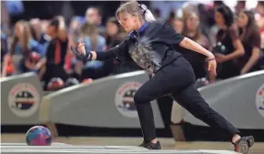  ?? ?? Delaney Rossette and the Gahanna Lincoln girls team won the Division I district title on Tuesday at HP Lanes.