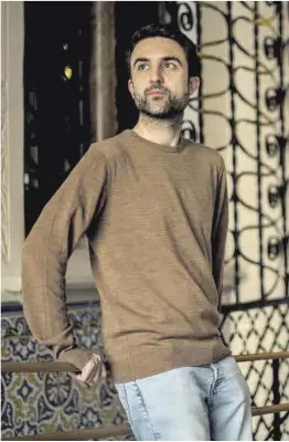  ?? Jordi Cotrina ?? Eduard Cabré, a la seu del Palau Macaya a Barcelona.