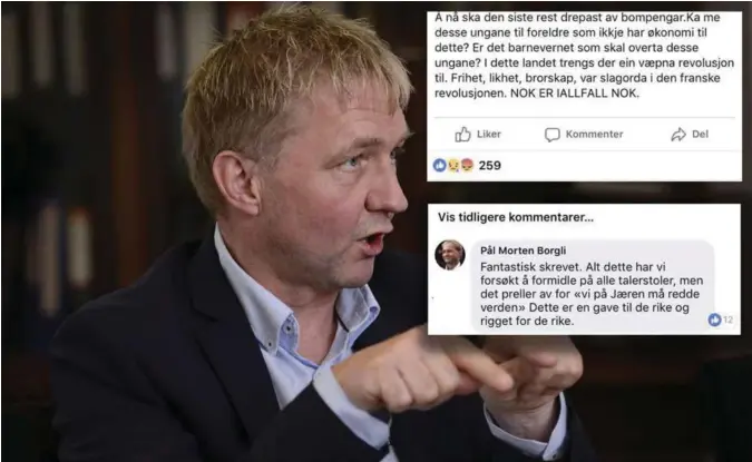  ?? PÅL CHRISTENSE­N ?? Varaordfør­er Pål Morten Borgli (Frp) i Sandnes har engasjert seg i debatten på Facebook.