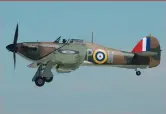 ??  ?? Ovan: Hawker Hurricane hade en maxhöjd på cirka 10 300 m.