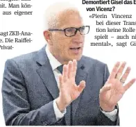  ?? KEY ?? Seit März in U-haft: Ex-raiffeisen-chef Pierin Vincenz.