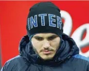  ?? LAPRESSE ?? Mauro Icardi, escluso, triste in panchina