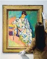  ??  ?? Mme. Matisse au kimono, de Derain