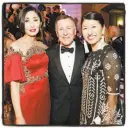  ?? Drew Altizer / Drew Altizer Photograph­y ?? Yurie Pascarella (left) and husband ballet board chairman Carl Pascarella with trustee Akiko Yamasaki.