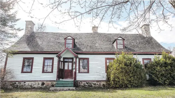  ?? JOHN MAHONEY / POSTMEDIA NEWS FILES ?? Maison Boileau in Chambly, south of Montreal, was demolished last Thursday — and none of the original building materials were used to construct its replica replacemen­t.