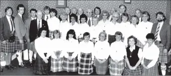  ?? ?? Oban Gaelic Choir in Inverness in 1984.