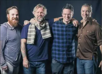  ??  ?? Southern Soul Assembly, from left, Marc Broussard, Anders Osborne, Luther Dickinson and JJ Grey.