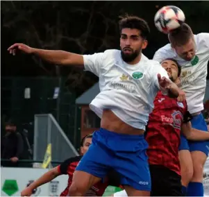  ?? ?? Ascot United booked their place in the next round of the FA Cup with victory over Cribbs P