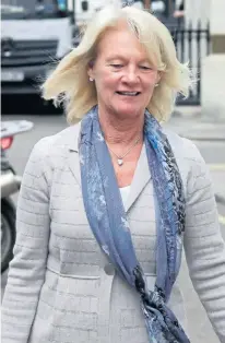  ?? Pictures: RICHARD GITTINS ?? Karen Hart at court yesterday for her appeal hearing